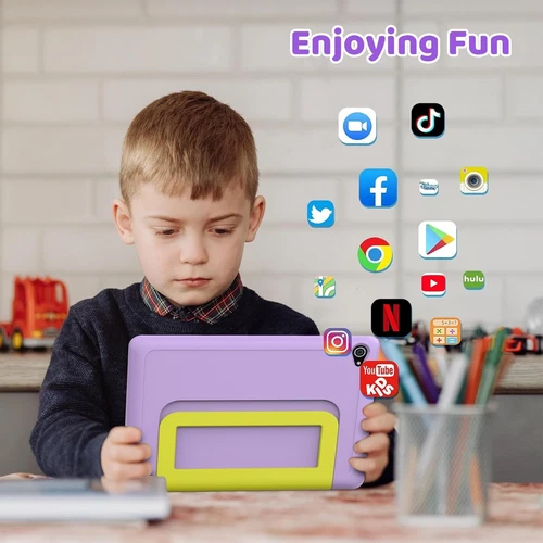 Kids Tablet, Android 14 Tablet for Kids 10 inch Octa-Core with WIFI, 64GB 1TB TF - Picture 4 of 10