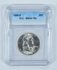 1960-D Franklin Half Dollar MS64 FBL ICG *9392