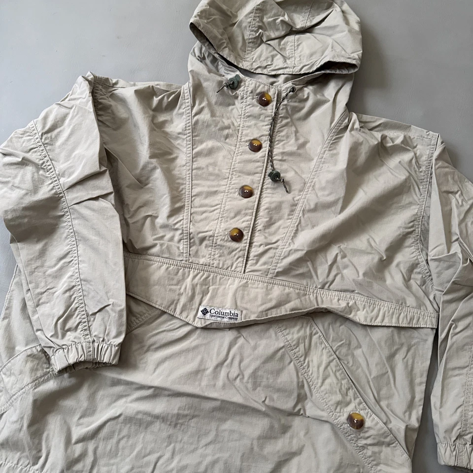 Chaqueta Pullover Ligera Cortavientos Columbia Años 80 De Colección Mujer Talla Mediana Foto 2 de 4