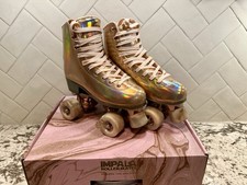 Impala Rollerskates Women's Quad Skates, Size 6 - Marawa Rose Gold