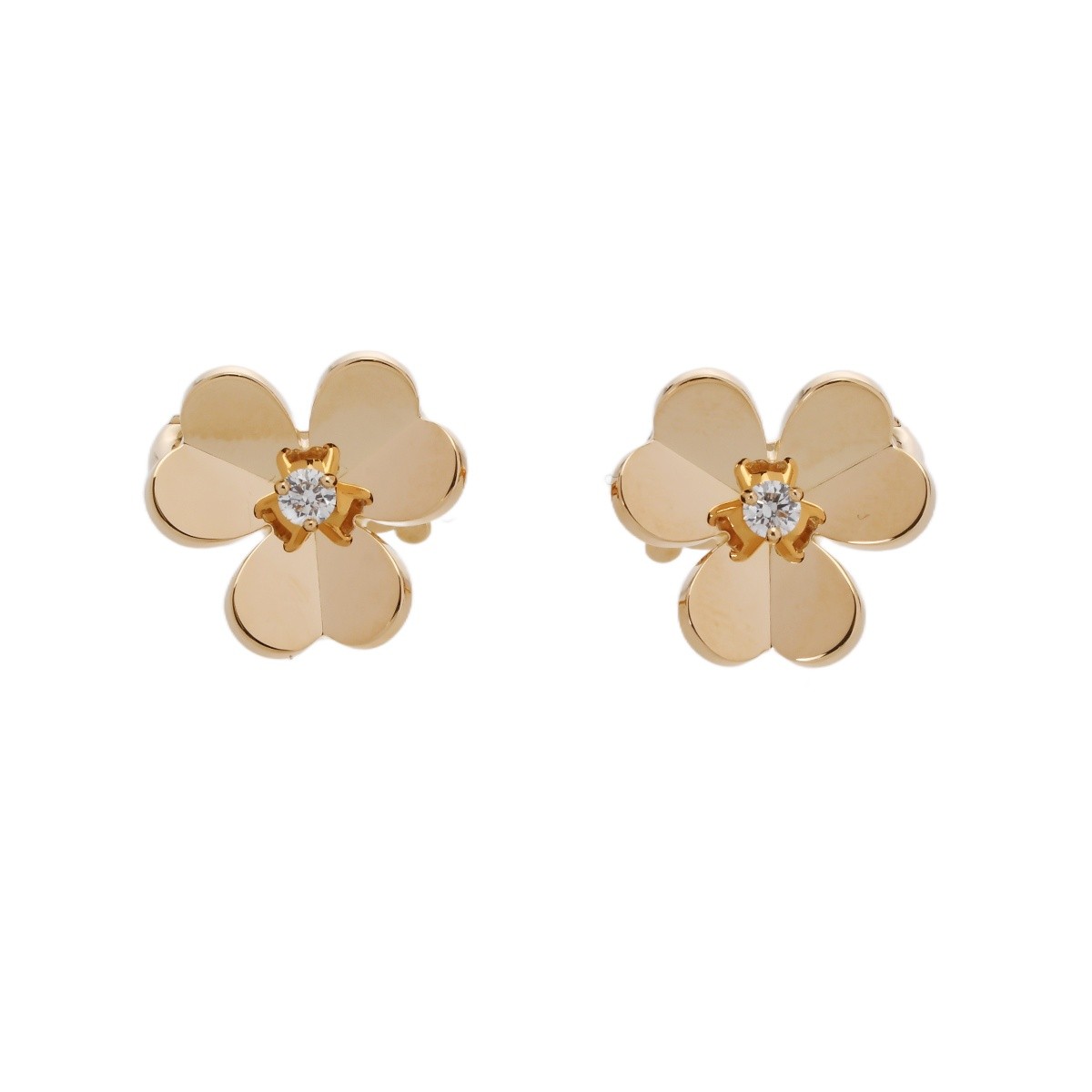 VAN CLEEF & ARPELS Frivole diamond earrings VCARB65700 earrings 802000162152000