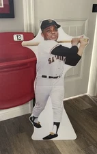 RARE Willie Mays HOF NY San Francisco Giants Standup Statue Display Say Hey Kid