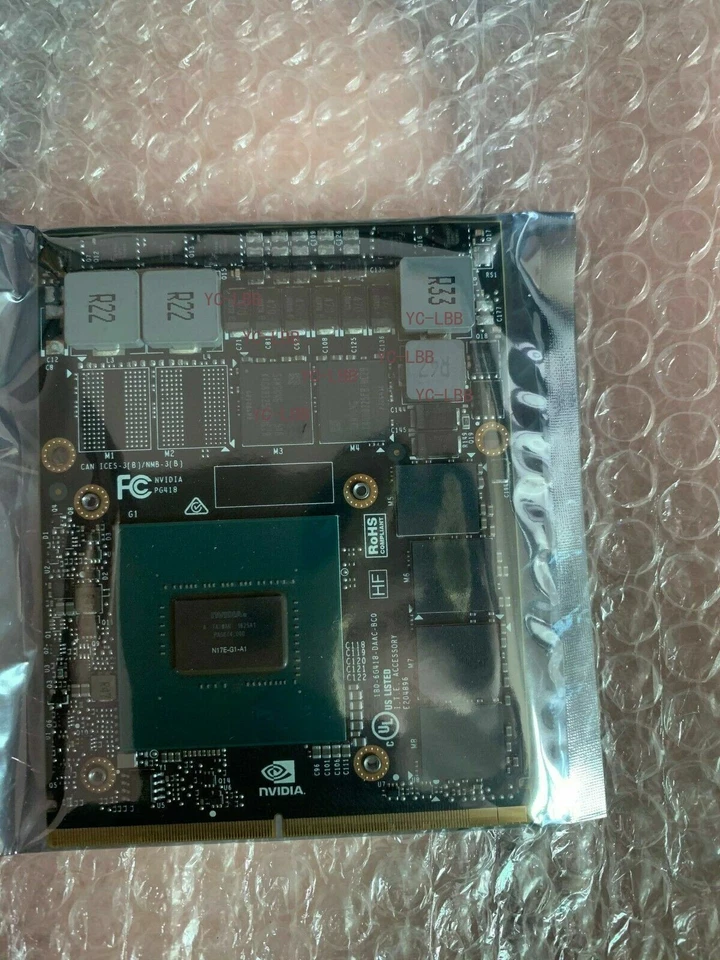 GeForce GTX 1060 6GB DDR5 MXM 3.0 Type B for Alienware Clevo MSI DELL - Image 2 of 3