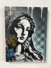 Graffiti Virgin Mary Painting graffiti Art Tattoo Art Street Art Original