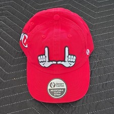 Desert Cactus Utah Utes Red Adjustable Cloth Strap Cap NCAA Fan Apparel Hat