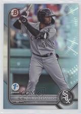 2022 Bowman 1st Edition Sky Blue Foil Yoelqui Cespedes #BPPF-87 y0i