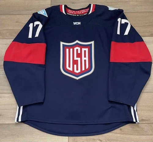 2016 Adidas Team USA World Cup Of Hockey Ryan Kesler Game Worn Jersey