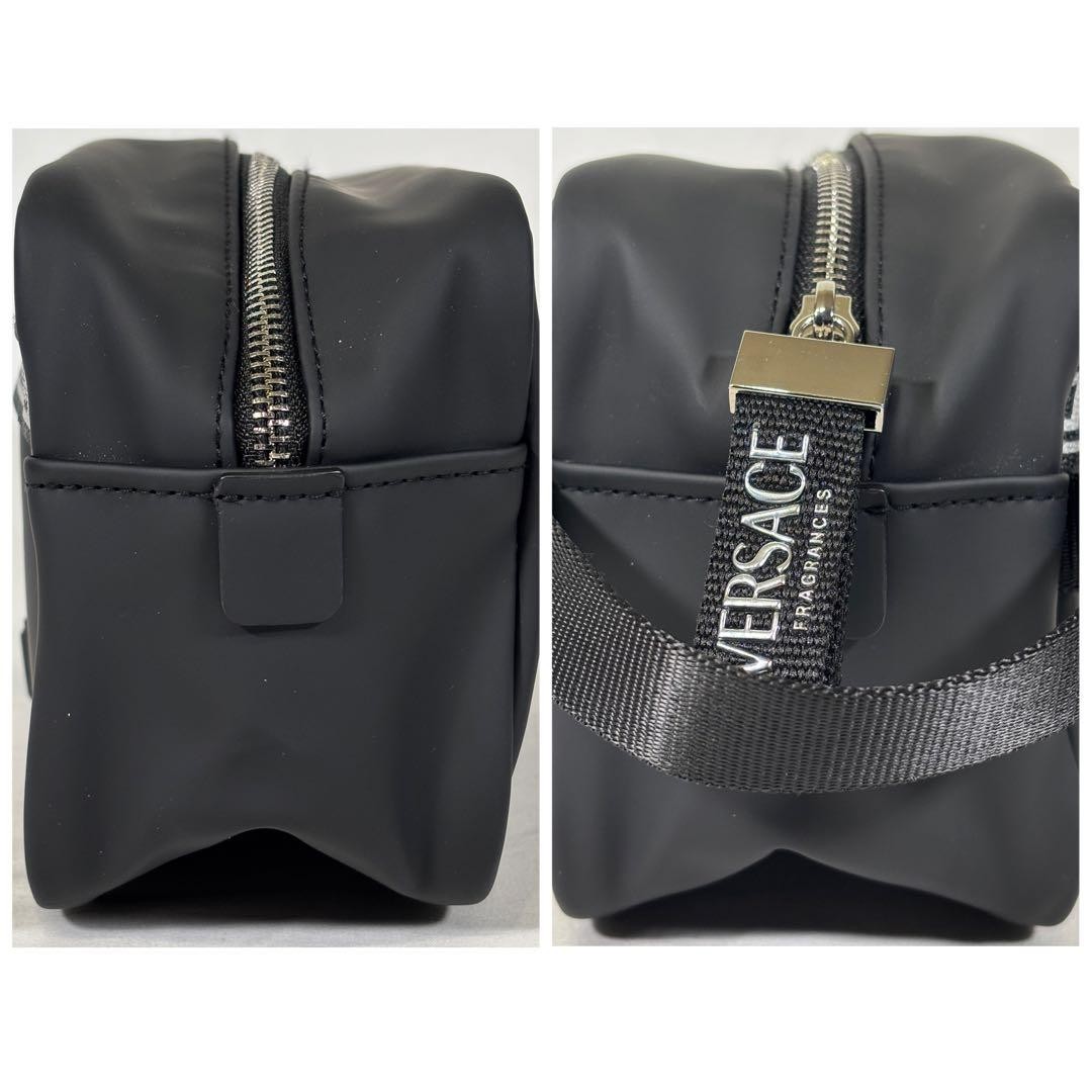 Versace Black PVC Clutch Bag Secondhand Good Condition thumbnail 3