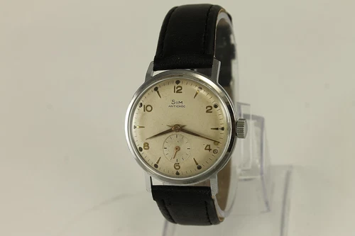 1960's Vintage French SIM Antichoc Wristwatch