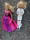 Barbie Doll Lot Astronaut Career & Pink Dress Mattel Vintage 90s 2000s