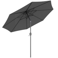3(m) Garden Parasol Umbrellas Outdoor Sun Shade with 8 Ribs Tilt and Crank