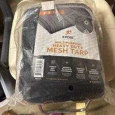 Xpose Safety Multipurpose Heavy Duty Mesh Tarp 8x10 ft