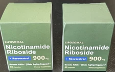Reus Research NAD+ Liposomal Nicotinamide Riboside 900 mg - 160ct - Exp 1/2027
