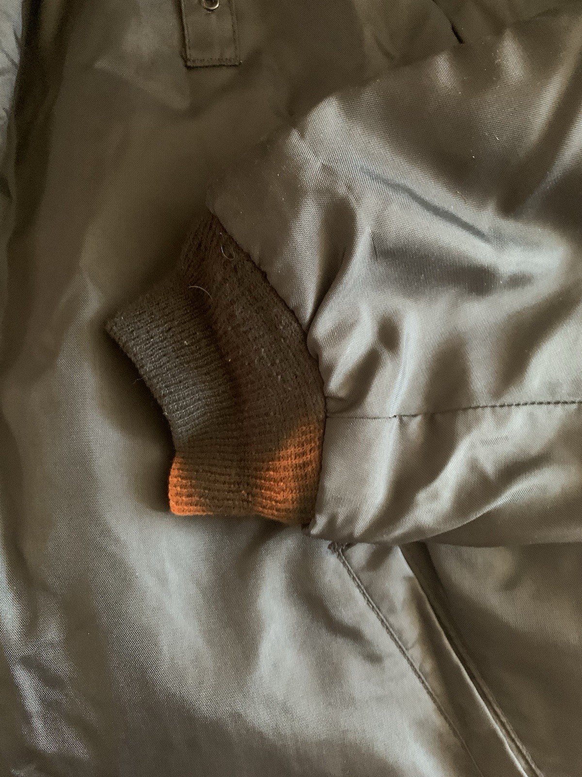 black Security Stop nylon security bomber jacket … - image 4