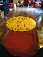 Wooden Plaque Sign"Home Sweet Home