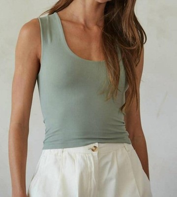 By Together Women's Double Layered Seamless Top Size S
