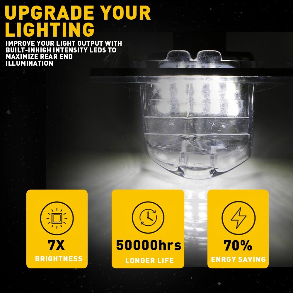 2x License Light Plate Light For Honda FIT 2007 2008 2009 2010 2011 2012 2013 thumbnail 9