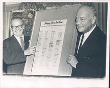 1966 Dan S Warner Professor Advertising University WA Baker Vintage Photo 8x10