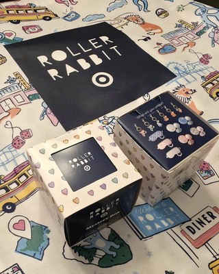 ROLLER RABBIT MYSTERY BOX LOT OF 2 TARGET EXCLUSIVE  sealed new KEYCHAIN OR MASK