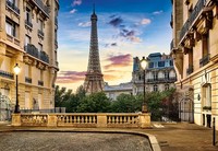 Puzzle (1000 T.) Spaziergang In Paris Bei Sonnenuntergang (Castorland) Neu/Ovp