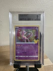 Pokémon TCG Mew Holo Rare Card 11/25 Celebrations BGS 9 Mint