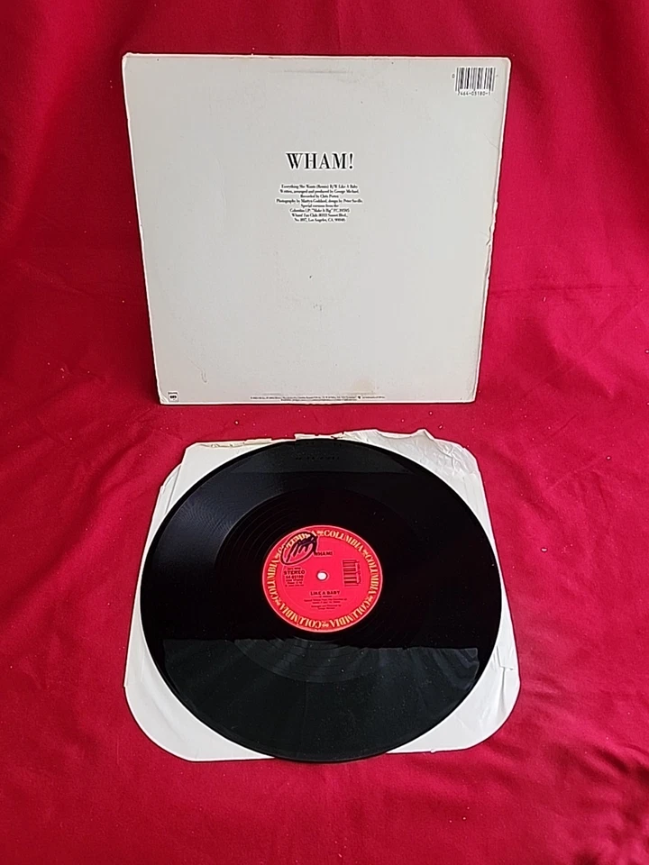 Wham Everything She Wants 12" Single Vinyl Record Foto 2 de 2