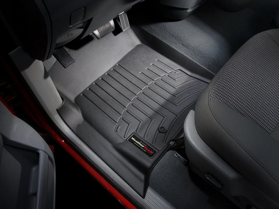 WeatherTech FloorLiner for 2003-2008 Dodge Ram Truck 2500/3500 - 1st Row, Black - Image 2 of 4