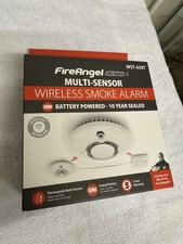 Fireangel WST-630T Wi-Safe2 Wireless Smoke Alarm Thermoptek Lithium Battery