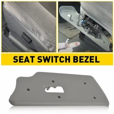 Front Left Control Seat Switch Bezel Cover For 03-06 1500 Silverado /Sierra 3500