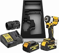 "Dewalt DCF921P2G Akku Schlagschrauber 1/2\" BüRstenlos 18V 5Ah 2 Akkus Einlage"