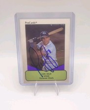 Luis Sojo Signed IP 1990 Procards Baseball Auto Card Syracuse Chiefs
