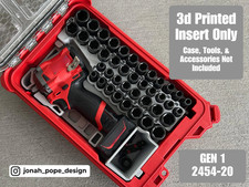Jonah Pope Design Insert for use with Milwaukee Packout & GEN1 M12 Stubby Impact