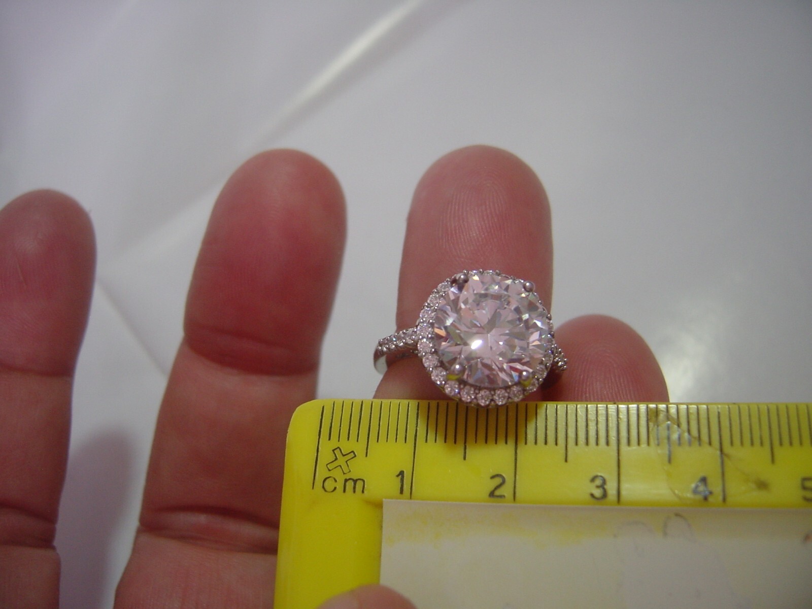 vintage beautiful LARGE Solid Silver Ring-fantast… - image 8