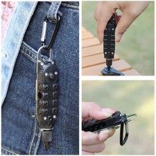 Portable Mini Screwdriver Keychain Tool Steel EDC Repair Gadget for Outdoor