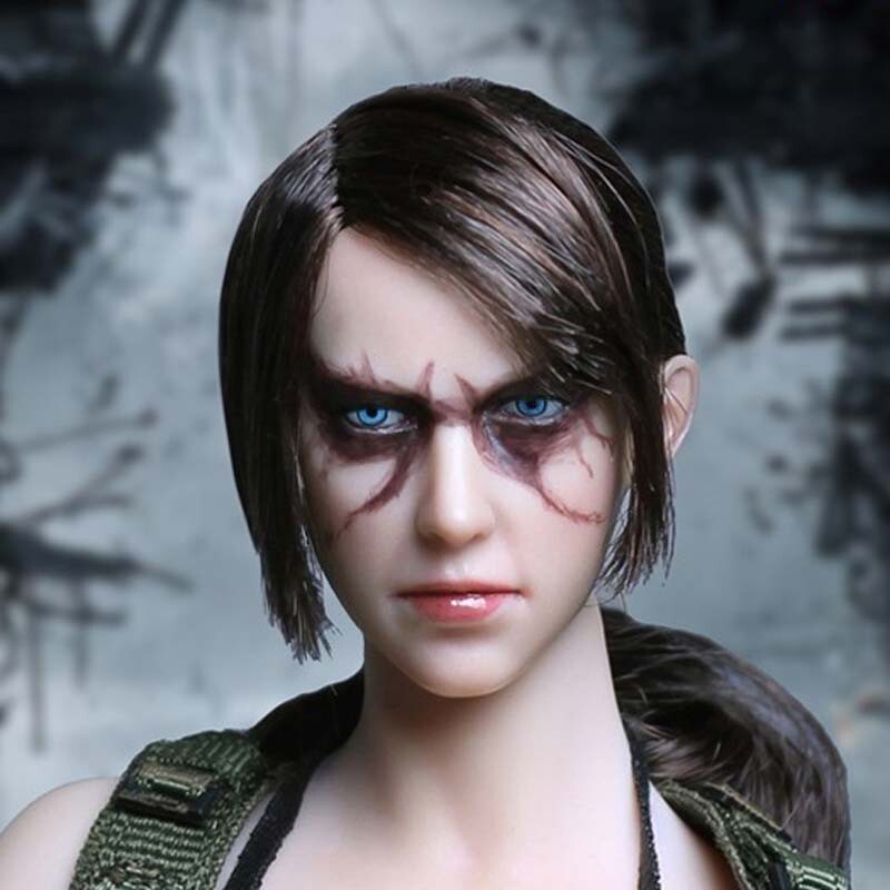 1 6 Scale Butterfly face Sniper Female Soldier Head Sculpt for 12 action figure 1 6 Scale Butterfly face Sniper Female Soldier Head Sculpt for 12 action figure