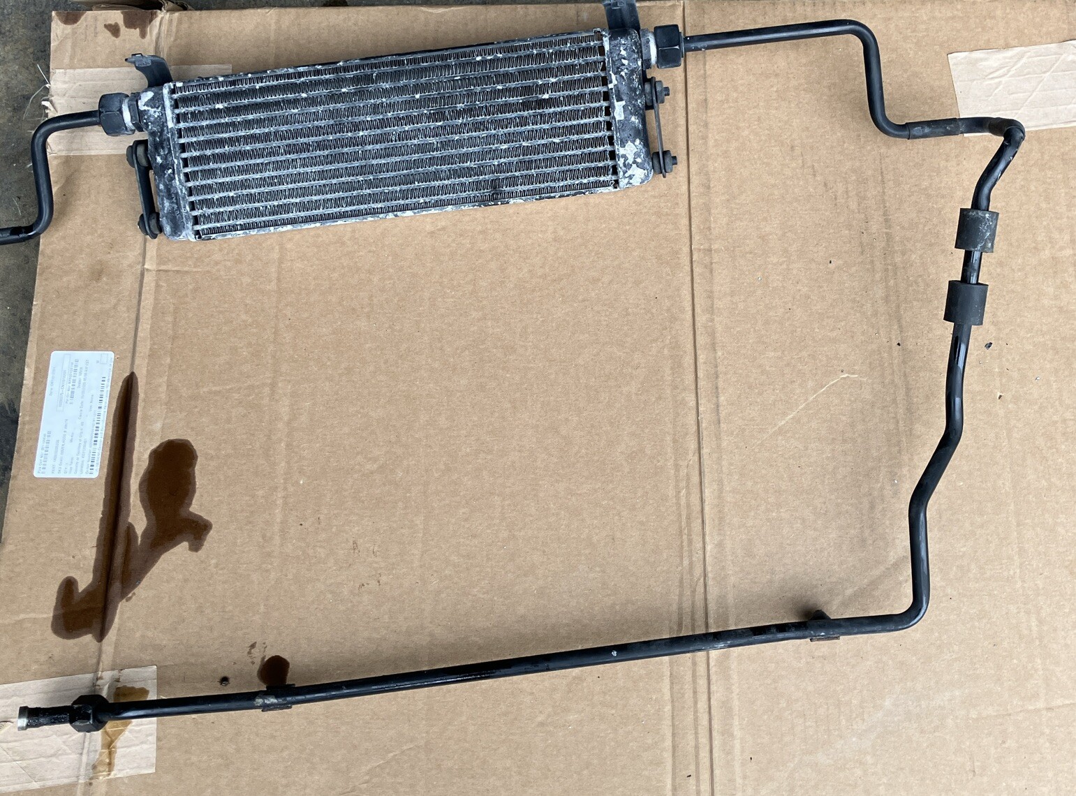 Bentley Continental GT Oil Cooler Radiator Line Tube 04-10 transmission Oem