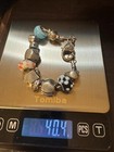 Silver Women's Bracelet Charm 40.4grms Gorgeous Thick Heavy 925 Sterling