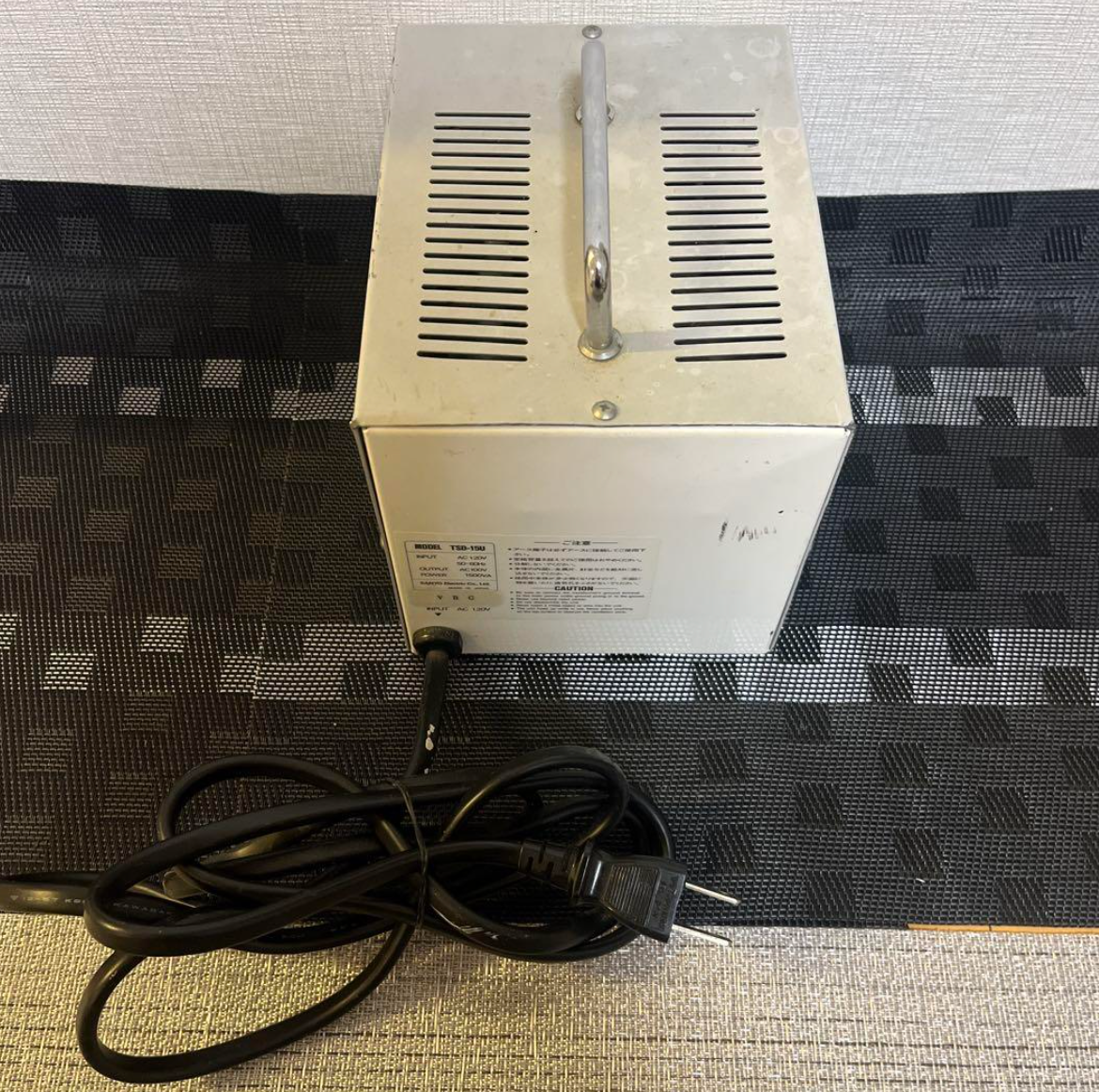SANYO TSD-15U Step Down Transformer 120V to 100V 1500VA Home Use