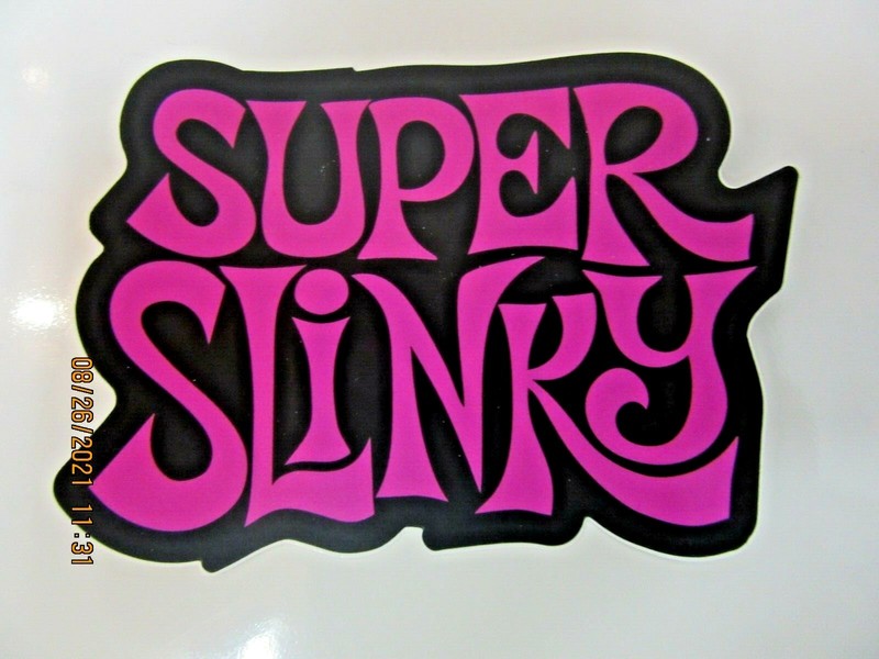 ERNIE BALL SUPER SLINKY GUITAR STRINGS DECAL STICKER BUMPER CASE RACK DECAL