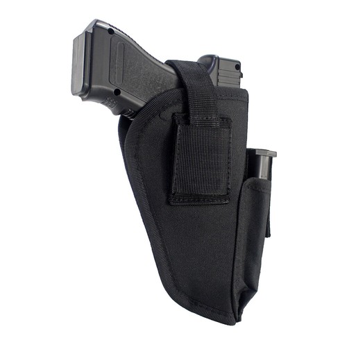 Pistol Holster w Magazine Slot Holder for 1911 Beretta Ruger Glock-Choose Model - Imagen 4 de 15