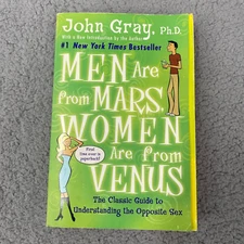 Men Are From Mars Women Are From Venus Paperback Book By John Gray, Ph.D GUC