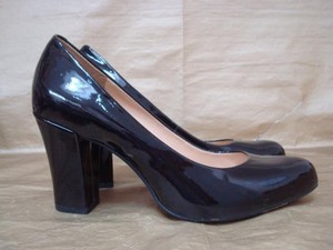 black court block heels