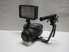 Pro RX1R II AZ SM-2L SR stereo mic video light for Sony a9 a7R III a7S II a7 RX1