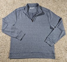 Greg Norman 1/4 Zip Pullover Gray Sweater Mens XL Golf