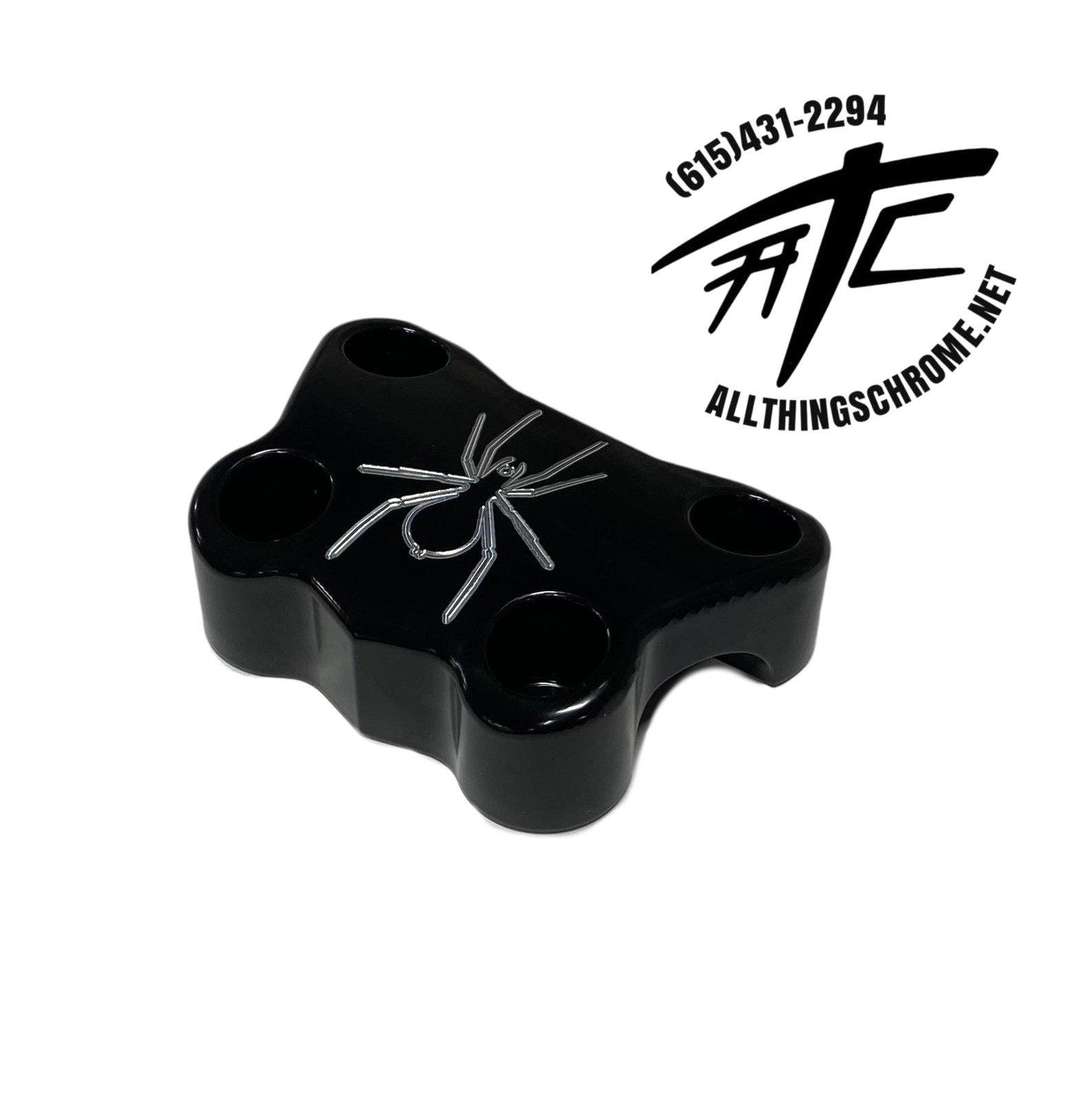 SPYDER BLACK CONTRAST HANDLE BAR CLAMP 2015-2022 CAN-AM SPYDER F3 / F3-T / F3-S