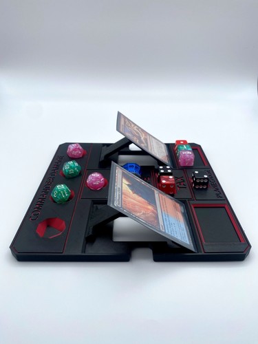 Partner Commander Tray designed to assist in tracking MTG Commander Damage - Picture 10 of 18