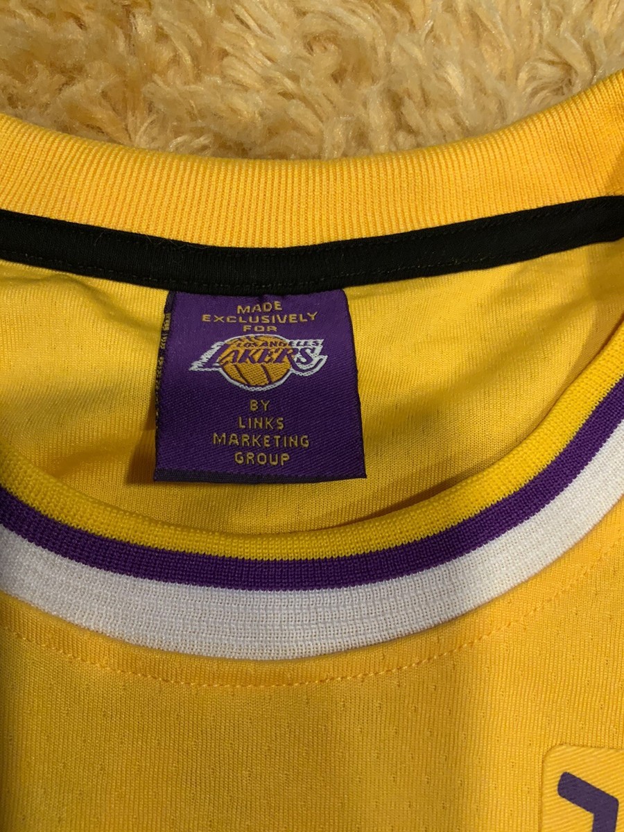 Los Angeles Lakers Yellow Promo Wish Jersey 18 Front 19 Back