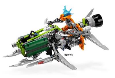 Lego 8941 Bionicle Karda Nui Rockoh T3 robot complet de 2008 -NG6