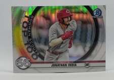 2020 Bowman Chrome Jonathan India Scout Top 100 Rookie BTP-66 Reds Free Shipping