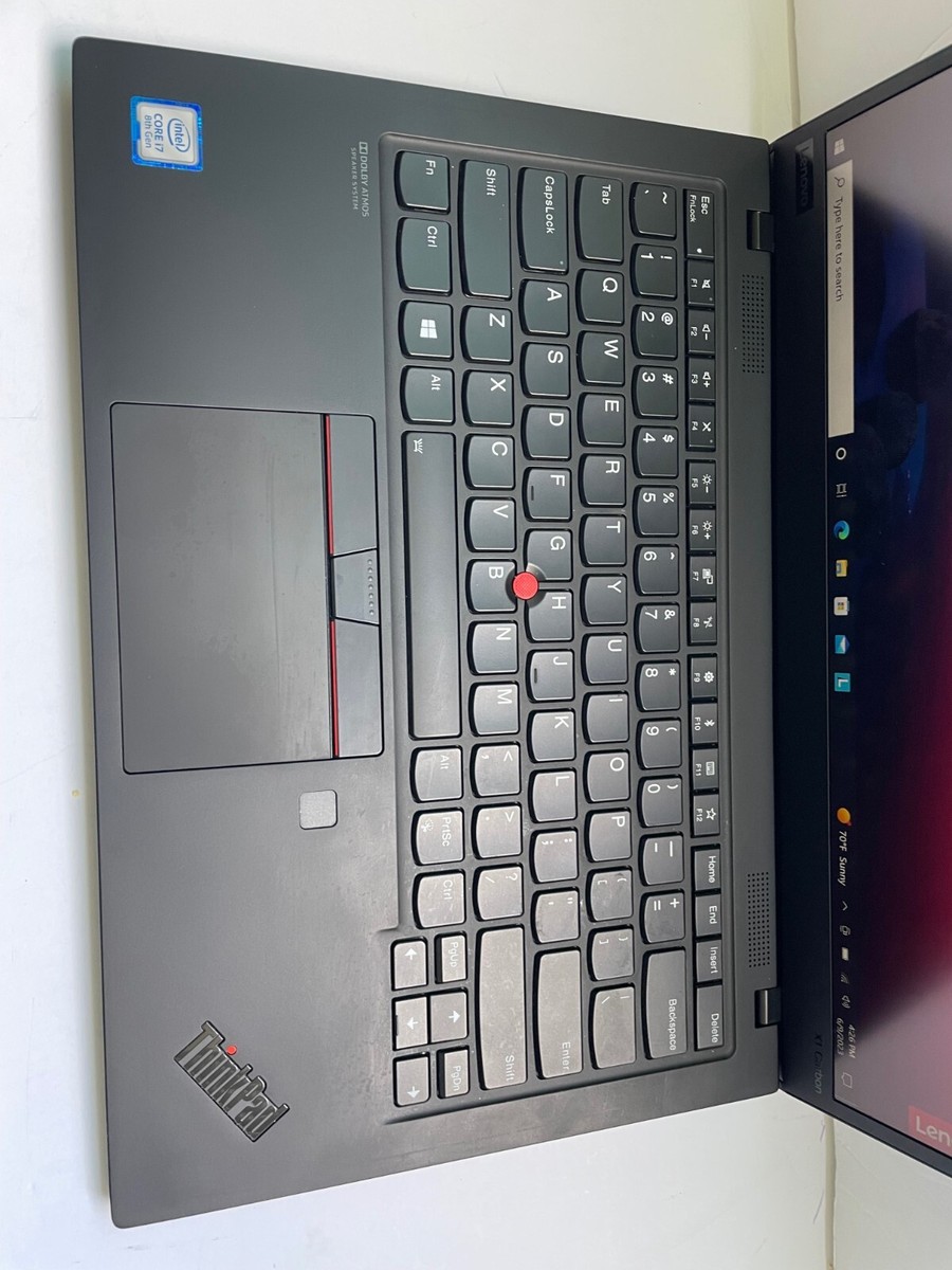 Lenovo ThinkPad X1 Carbon 7th Gen 1.9GHz i7-8565U 8GB Ram Lenovo ThinkPad X1 Carbon 7th Gen 1.9GHz i7-8565U 8GB Ram